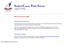 Tablet Screenshot of portal.staffordschools.net